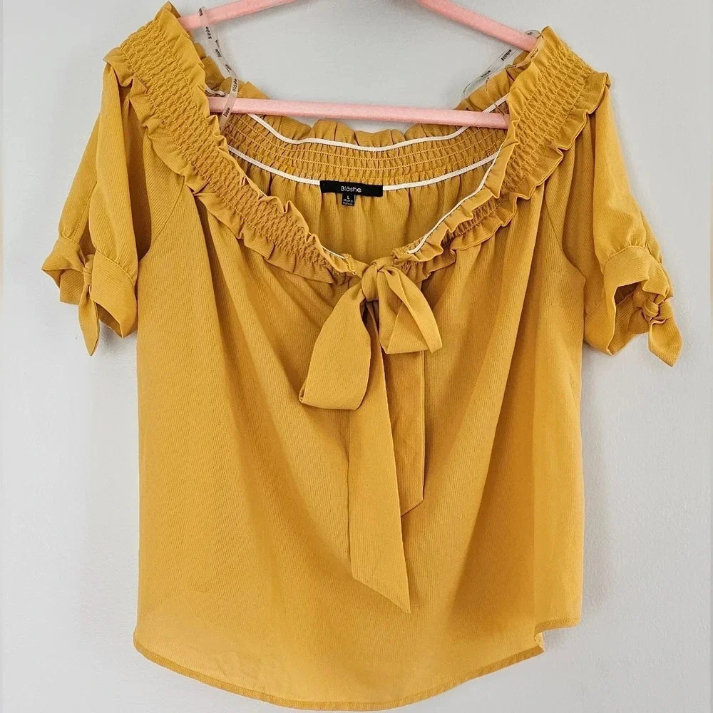 Blashe SHORT SLEEVE OFF THE SHOULDER